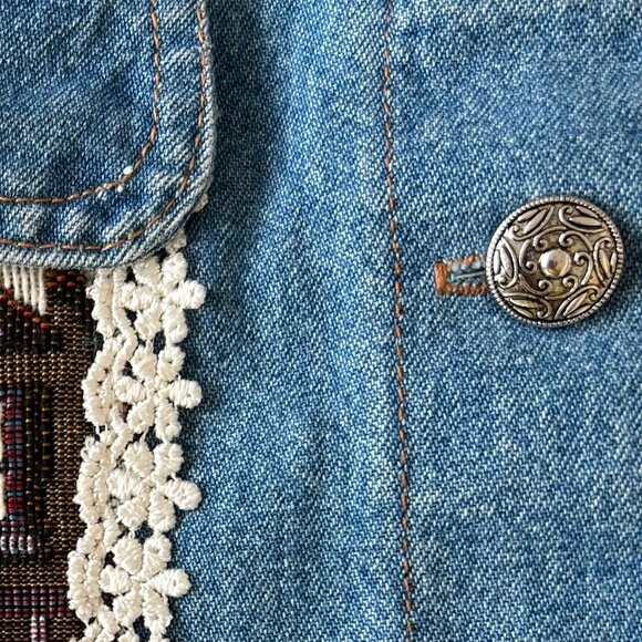 Vintage 90s Denim Vest - Picture 7 of 7